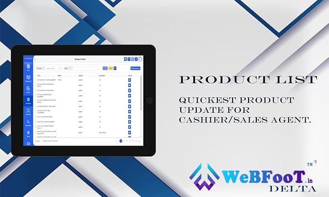 WeBFooT Delta OS: POS Billing Software Free Download