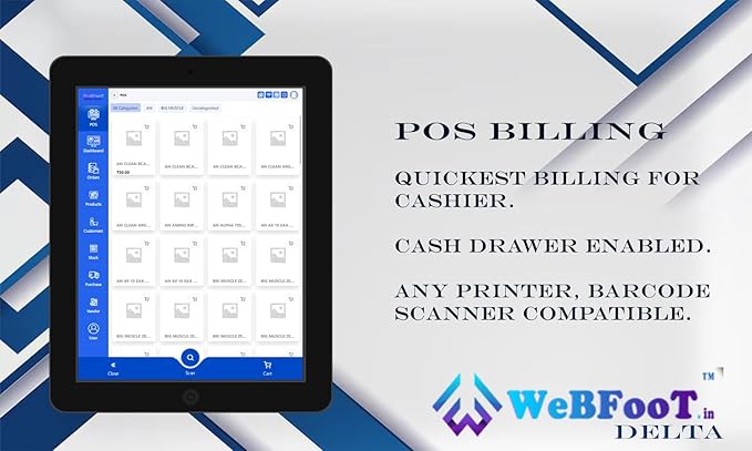 WeBFooT Delta OS: POS Billing Software Free Download