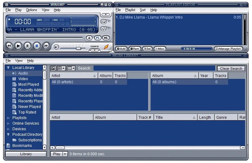 Winamp XP Download Free 