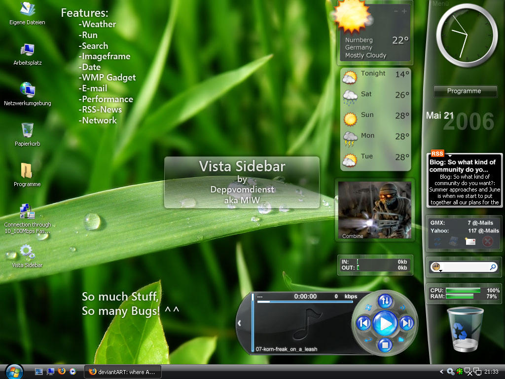 Vista Sidebar XP Download Free