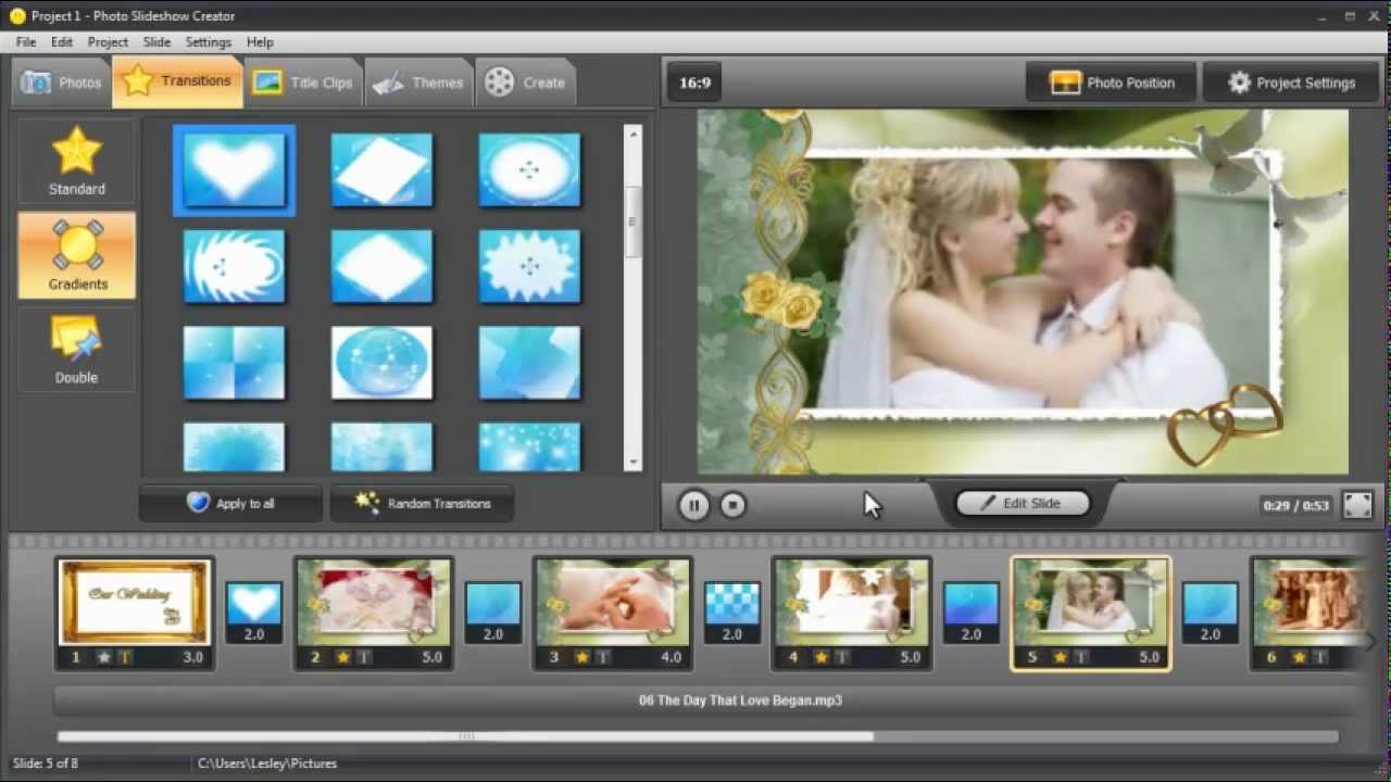 Wedding photo video maker software free download